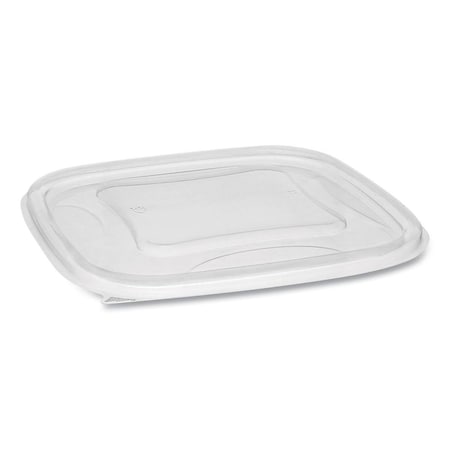 Happyholidays Recycled Plastic Square Flat Lid, Clear - 7 in. HA3213530